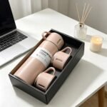 3 Cup Stainless Steel Vacuum Flask Set | Double-Layer Thermos - Image 2