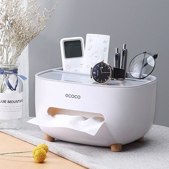 From Klickpin.com- 885872189172368961-pin-id-885872189172368961 3-in-1 Tissue Box & Desktop Organizer - Image 1