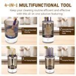 Electric Makeup Brush Cleaner Machine & Dryer - Image 2