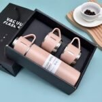 3 Cup Stainless Steel Vacuum Flask Set | Double-Layer Thermos