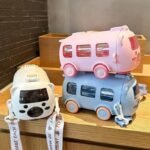 500ml Bus Water Bottle for Kids | Cute Cartoon Water Bottle
