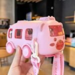 500ml Bus Water Bottle for Kids | Cute Cartoon Water Bottle - Image 2