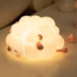 Cute Lying Sheep Silicone LED Night Light