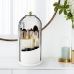 360° Rotating Makeup Brush Holder Organizer - Image 3