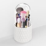 360° Rotating Dustproof Makeup Brush Holder