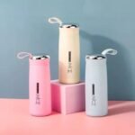 Premieum quality Sleek Insulated Stainless Steel Water Bottle with Carrying Strap - Image 2