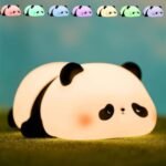 Lying Panda Silicone LED Night Light – 7-Color Changing
