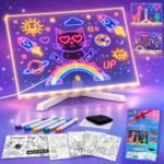 Glowing LED Note & Drawing Board with Adjustable Stand