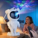 Astronaut Galaxy Star Projector with Built-in Bluetooth Speaker