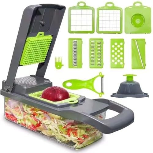 Main_01 16-in-1 Multifunctional Vegetable Chopper & Slicer - Image 1