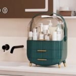 Luxury Portable Makeup & Skincare Organizer Box (Emerald Green) - Image 5