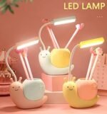 Cute Snail LED Desk Lamp with Pen Holder
