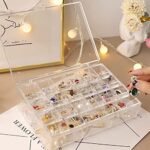 2-Tier Clear Acrylic Jewelry Organizer Box