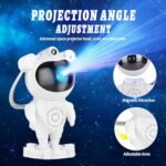 Astronaut Galaxy Star Projector with Built-in Bluetooth Speaker - Image 5
