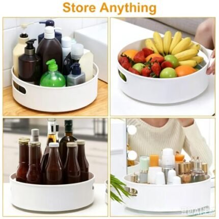 Multi-Purpose 360-Degree Rotating Storage Tray