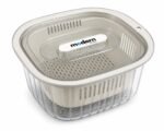 Double Layer Kitchen Drain Basket with Lid