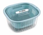 Double Layer Kitchen Drain Basket with Lid