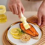 Glass Oil Dispenser Bottle with Extendable Silicone Basting Brush - Image 5