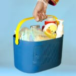 Multi-Purpose Perforated Storage Caddy Basket with Handle - Image 2