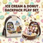 22-Piece Ice Cream & Donut Backpack Play Set - Image 2
