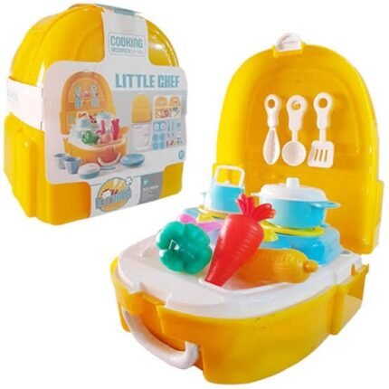 22-Piece Little Chef Kitchen Backpack Play Set