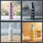 Luxury Floral & Bow Insulated Stainless Steel Water Bottle - Image 2