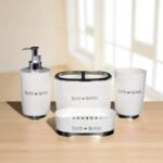 Luxury 4-Piece Bathroom Accessories Set