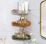 Adhesive Bathroom Corner Storage Shelf Rack