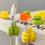 pack of 10 Creative Thumbs Up Silicone Wall Hooks - Image 3