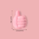 pack of 10 Creative Thumbs Up Silicone Wall Hooks - Image 7