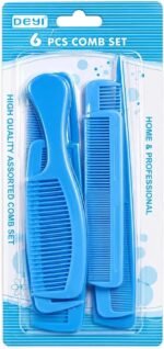 6-Piece Professional Hair Comb Set - Image 2