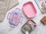 Kids Cartoon Frozen Theme Stainless Steel Compartment Lunch Box - Image 2