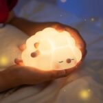 Cute Lying Sheep Silicone LED Night Light - Image 2