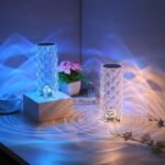 RGB Crystal Diamond Table Lamp – Rechargeable Touch & Remote Control LED - Image 3